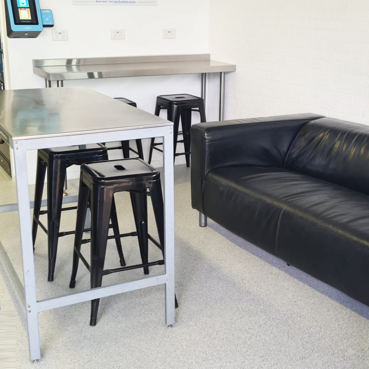 Image of table chairs and couch